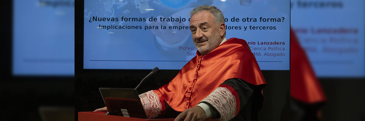 Nombramiento de Eugenio Lanzadera como nuevo rector