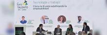 Panel del Foro Talento CEF.-UDIMA sobre cómo la inteligencia artificial está redefiniendo la empleabilidad.